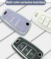 Ontto Fit For Hyundai Flip-out Key Cover Withchain Stylish Tpu Shell Anti-scratched Protector Accent Elantra I30 I35 I40 Kona