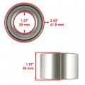 Caltric 2 Rear Suspension Arm Ball Bearings Compatible With Suzuki Lta450x Lt-a450x Kingquad 450 Axi 2007-2010