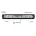Chrome Led High Mount Stop 3rd Brake Light For 1997 2003 Ford F150 F250 And 2004 Heritage Clear Polycarbonate Lens Rear Center