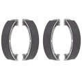 Rear Brake Shoes 2 Pair Semi Metallic For Yamaha Big Bear 350 1996 1999 400 Grizzly 600 Kodiak 450 Seca 550 Xs400