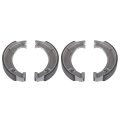 Rear Brake Shoes 2 Pair Semi Metallic For Yamaha Big Bear 350 1996 1999 400 Grizzly 600 Kodiak 450 Seca 550 Xs400