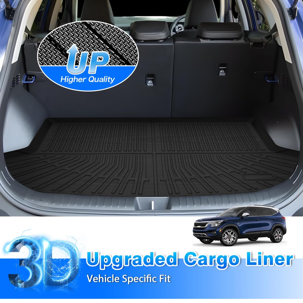 Seltos Cargo Mat Trunk For Kia 2021-2026