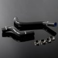 G-plus Silicone Radiator Coolant Hose Kit Clamps Compatible With Toyota Ep91 Starlet Glanza V-type 4e-fte 1996-1999 Black