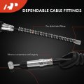 A-premium Rear Driver And Passenger Side Parking Brake Cable Assembly Compatible With Honda Acura Models Pilot 2003-2009 Mdx