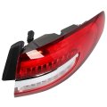 Passenger Right Side Outer Tail Light Assembly For 2017 2018 2019 Ford Fusion Red Lens Yellow Turn Signal Rear Brake Lamp