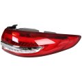 Passenger Right Side Outer Tail Light Assembly For 2017 2018 2019 Ford Fusion Red Lens Yellow Turn Signal Rear Brake Lamp