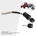 Goofit 3 Wire Ignition Switch Key For 50cc 70cc 90cc 110cc 150cc 200cc 250cc Go Kart Dune Buggy Buggies Atv Dirt Bike Parts