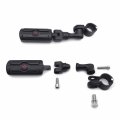 Xkh Group Motorcycle Black New Short Angled Adjustable Peg Mounting Kit With Skull Zombie Foot For Honda Goldwing Shadow