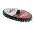 Abn 3a T27 60 Grit High Density Zirconia Alumina Flat Flap Disc Roloc Roll Lock Grinding Sanding Sandpaper Wheels 10 Pk 
