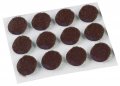 Shepherd Hardware 9959 3 4-inch Self-adhesive Felt Furniture Pads 12-pack Brown 