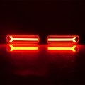July King Car Led Brake Light For Toyota Land Cruiser Fj100 Lc100 4500 4700 And Lexus Lx470 1998-2007 Red Shell Night Drl