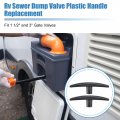 2 Pcs Rv Waste Valves Handles For 1 And 3 Gate Sewer Dump Valve Plastic Handle Replacement