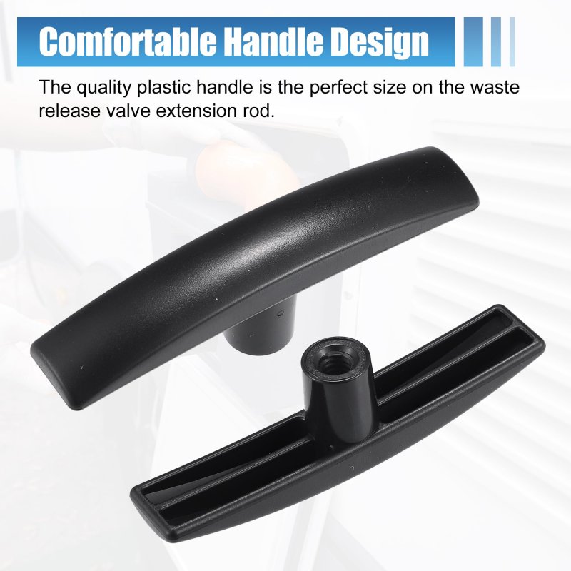 2 Pcs Rv Waste Valves Handles For 1 And 3 Gate Sewer Dump Valve Plastic Handle Replacement