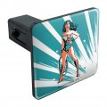 Wonder Woman Flashing Lights Tow Trailer Hitch Cover Plug Insert