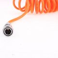 Uxcell 9 Meters Length 8mm X 5mm Polyurethane Coiled Air Hose Tube Orange
