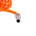 Uxcell 9 Meters Length 8mm X 5mm Polyurethane Coiled Air Hose Tube Orange