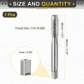 Hand Plug Tap 7 16-18 Bsf 2b Thread Style Taps Straight Flute Screw Tapping Threading Tool High Speed Steel Hss6542