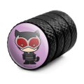 Graphics More Batman Catwoman Cute Chibi Character Tire Rim Wheel Aluminum Valve Stem Caps