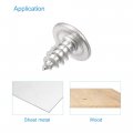 Uxcell Phillips Head Self Tapping Screws 10 X 3 8 304 Stainless Steel Wood Sheet Metal Screw 50pcs