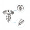 Uxcell Phillips Head Self Tapping Screws 10 X 3 8 304 Stainless Steel Wood Sheet Metal Screw 50pcs