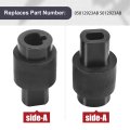 Hoypeyfiy 2pcs 05012923ab Aluminum Temperature Door Servo Coupling Replacement For Dodge Ram 1500 1999 2000 2001 2500 3500 2002