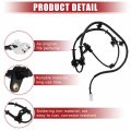 Acropix Car Abs Wheel Speed Sensor Fit For Hyundai Veloster 2011-2017 No 59810-2v500 Pack Of 1 Black