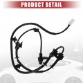 Acropix Car Abs Wheel Speed Sensor Fit For Hyundai Veloster 2011-2017 No 59810-2v500 Pack Of 1 Black