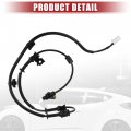 Acropix Car Abs Wheel Speed Sensor Fit For Hyundai Veloster 2011-2017 No 59810-2v500 Pack Of 1 Black