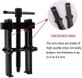 Qiilu Two Jaw Bearing Puller Adjustable Remover For Removal Or Gears Pulley And Flywheel Motorcycle Car Auto Removing Kit 3