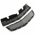 Kuafu Upper Lower Grill Compatible With 2010-2015 Chevy Chevrolet Equinox Gm1200622 25798744 Gm1200621 25798747 Front Bumper