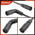 A-premium Ignition Spark Plug Wires Set Of 7 Compatible With Chevrolet Silverado 1500 Express Astro Blazer K1500 S10 Gmc Savana