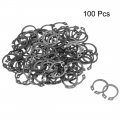 Uxcell 20mm External Circlips C-clip Retaining Shaft Snap Rings 65mn 100pcs