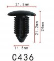 Autobahn88 Shield Clip Compatible With Gm Oem 22512276 Pack Of 20