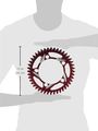 527zr-44 Red 44 Tooth Rear Sprocket Cat5 Aluminum Racing For Sport Motorcycles Cnc Manufactured In Usa