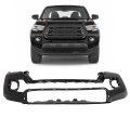 Front Bumper Cover For 2016 2023 Toyota Tacoma Models Without Wheel Flare Slots Black Textured Pp Plastic Replaces To1000415 