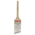 54-2 1 2 Sash Paint Brush 2 5 In Silver Polyester Flagged Bristle With Hardwood Handle And Stainless Steel Ferrule 