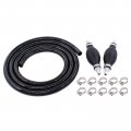 3 8 Inch Boat Fuel Line With Hose Clamps And Hand Primer Bulb For Marine Outboard Motor Rv Gas Diesel Petrol 