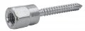 Confasta 3 8 Threaded Rod Anchor For Wood Vertical 1 4 X 2 Box Of 25 