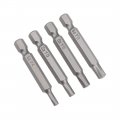 Uxcell Screwdriver Bits Set 4pcs 1 4 Inch Hex Shank Y4 Y5 Y6 Y8 Magnetic Bit 50mm Length S2 Screw Driver Kit Tools