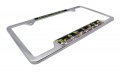 Marvin The Martian Chrome Open License Plate Frame