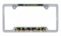 Marvin The Martian Chrome Open License Plate Frame