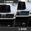 Motoforti Universal Car Air Conditioner Vent Outlet Trims Interior Accessories Decorative Filler Insert Strip Line 5m 16 4ft
