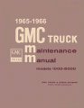 1965 1966 Gmc Shop Service Repair Manual Engine Drivetrain Electrical Part Number 2787