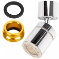 Bluestars Ultra-durable 360a Swivel Kitchen Sink Aerator Dual-function 2-flow Sprayer Faucet Head Water Saving Tap Nozzle For 