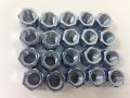 Customadeonly Set Of 20 Open End Bulge Acorn Steel Lug Nuts M12x1 25 Thread Studs 19mm Hex Zinc Finish Wheel Conical Cone Seat