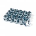 Customadeonly Set Of 20 Open End Bulge Acorn Steel Lug Nuts M12x1 25 Thread Studs 19mm Hex Zinc Finish Wheel Conical Cone Seat