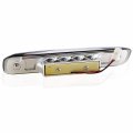 Tresound For 1997-2001 Jeep Cherokee Led Bar 3rd Third Tail Brake Light Rear Lamp High Mount Stop Chrome Housing Smoke Lens