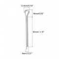 Uxcell 8 Pcs Cotter Pin Clip Fastener 5 16 X3 1 8x80mm High-strength Zinc Plated Steel Extended Prong Straight Hitch Hairpin