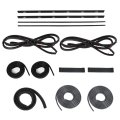 Door Window Trim Molding Seal Garnish Whisker Set For Suzuki Samurai Sj410 Sj413 Jimny 