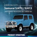 Door Window Trim Molding Seal Garnish Whisker Set For Suzuki Samurai Sj410 Sj413 Jimny
